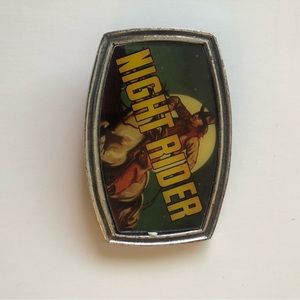 Night rider belt buckle